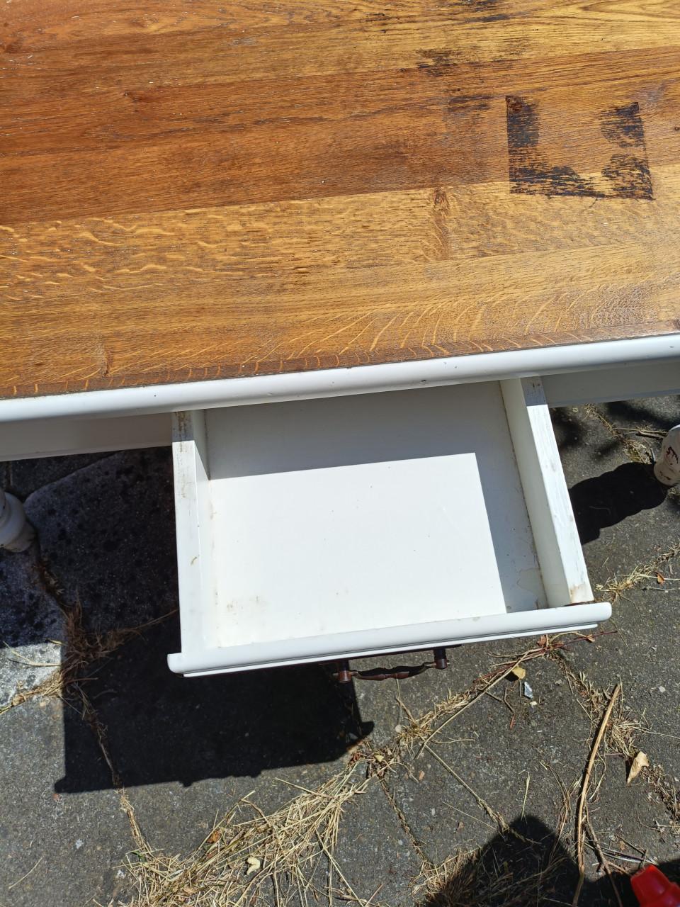 Massief grenen salintafel opknapper