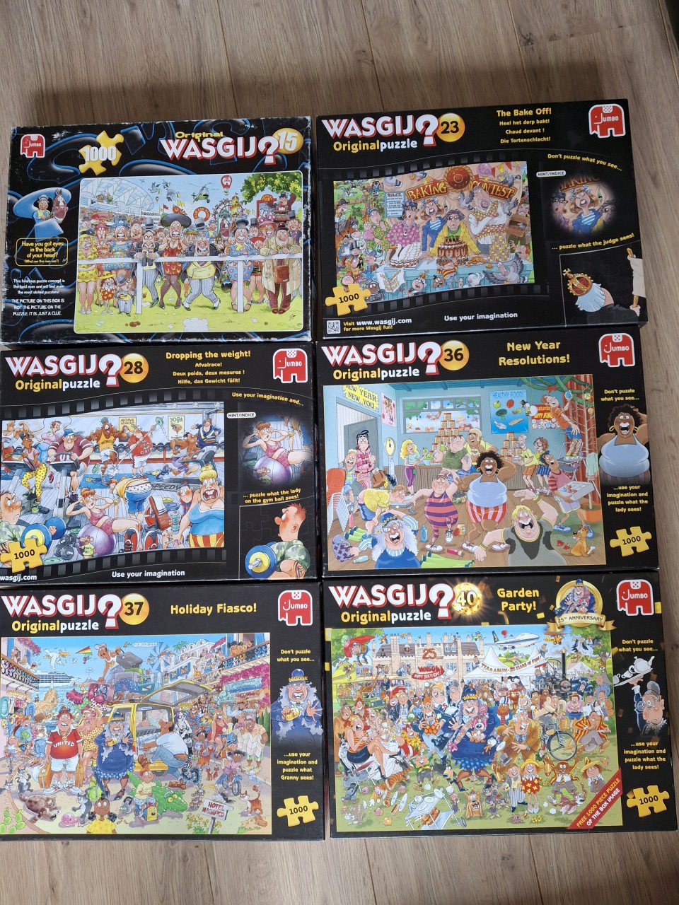 Veel WASGIJ en VAN HAASTEREN puzzels en anderen