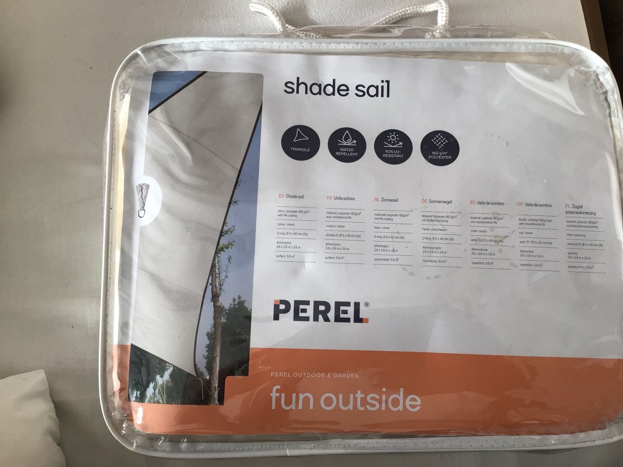 Schaduw doek boot