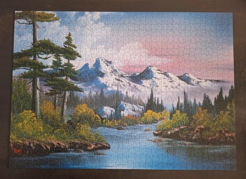 Schmidt puzzel Bob Ross - Lente 1000 stukjes