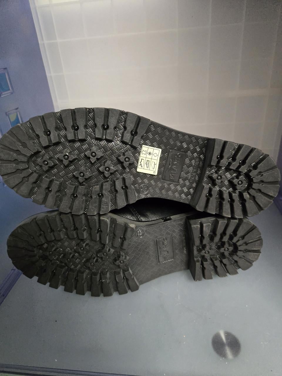 Zwarte leren veterboots Filanto Prentiss Maat 38 .