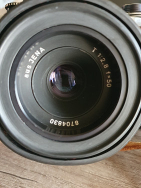 Mooie jaren 70  Praktica Super TL met Meyer-Optik jena lens...