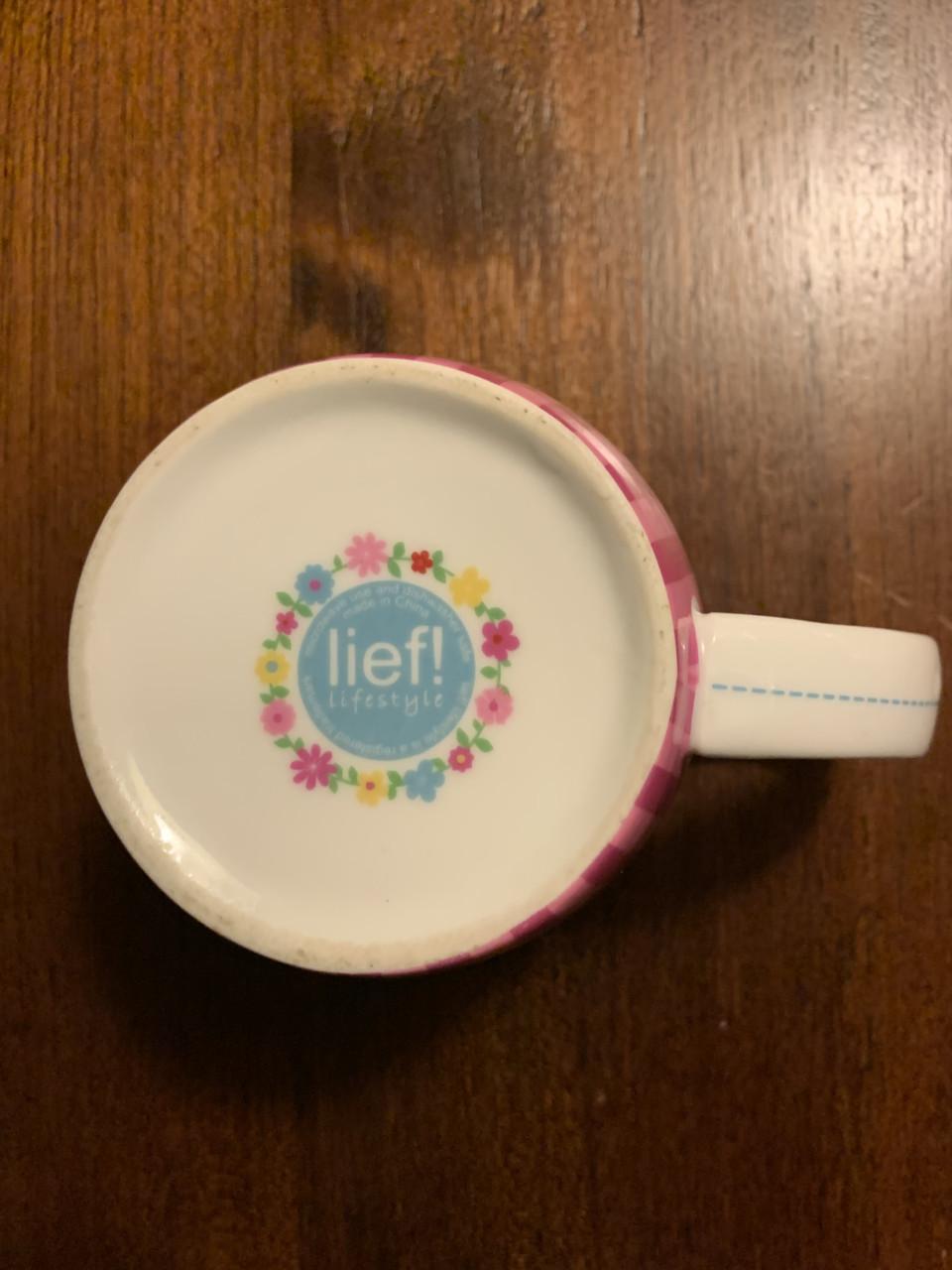 Twee mooie LIEF mokken