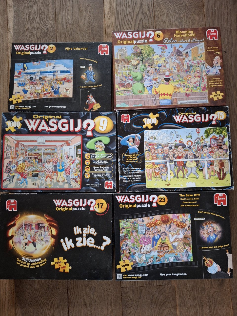 Heel veel WASGIJ en VAN HAASTEREN puzzels, 5 euro per puzzel