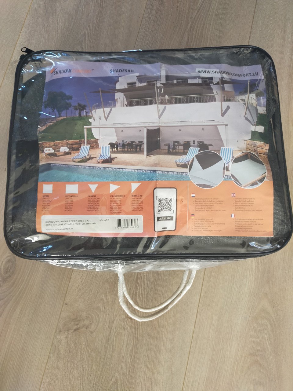 Nieuw schaduwdoek antraciet