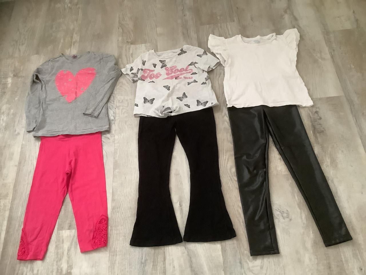 Kledingpakket meisjes - maat 122/128 - 23 stuks