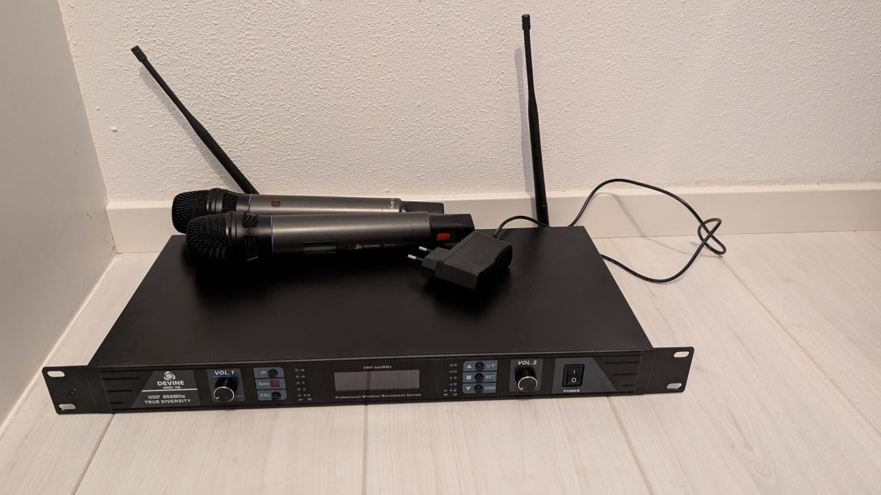 Draadloze microfoon Devine WDM 168