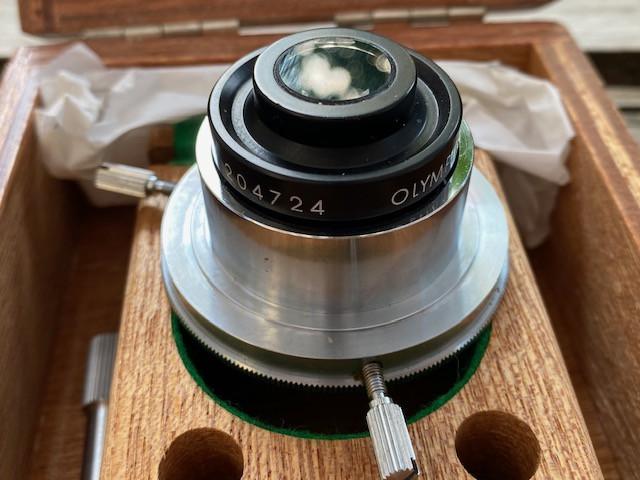 Olympus darkfield condenser DC 1.33-1.2. Zeldzaam!