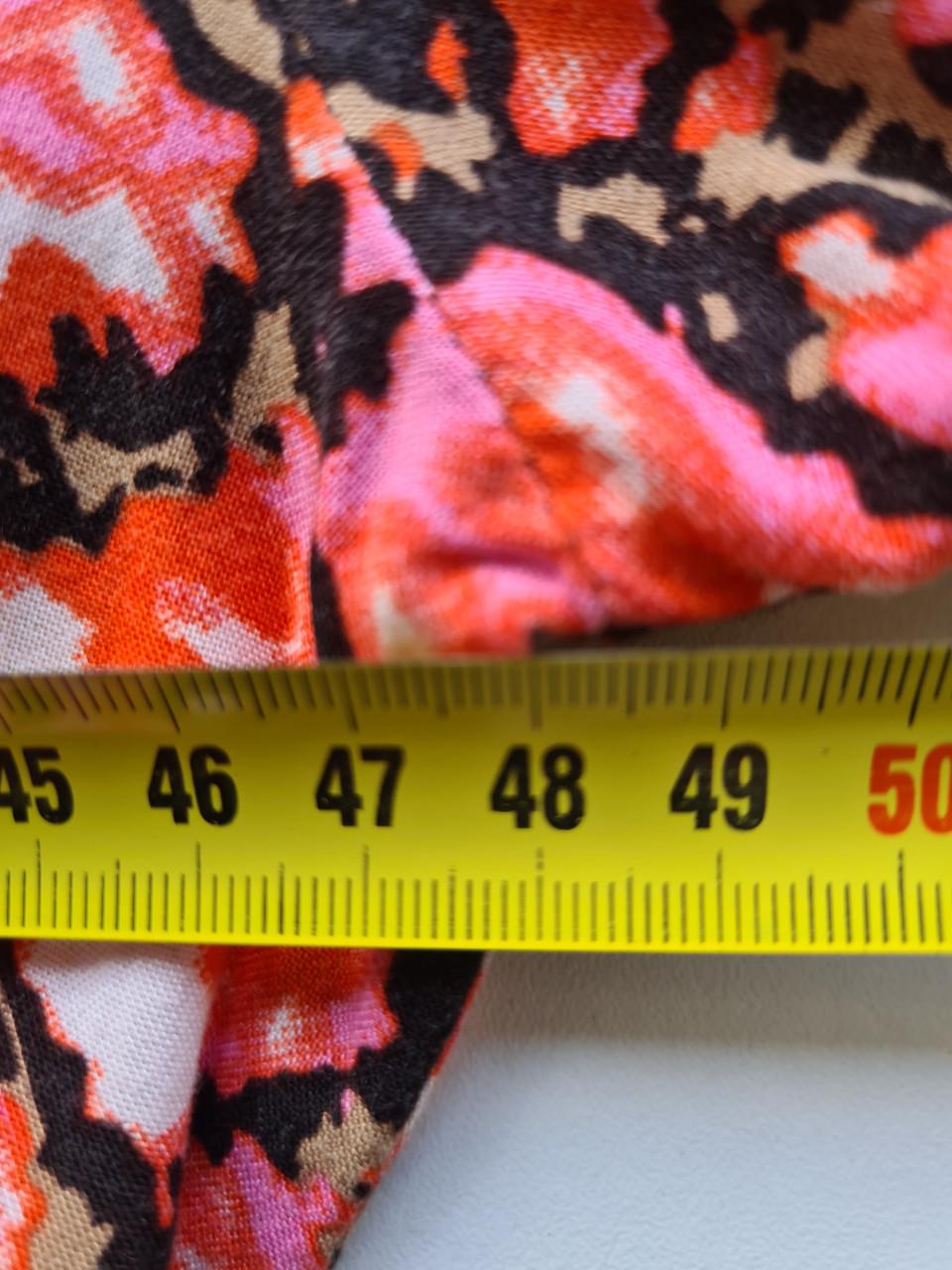 Maxi doorknoop jurk van Eksept Shoeby - Fuchsia - Roze print Mt M-L