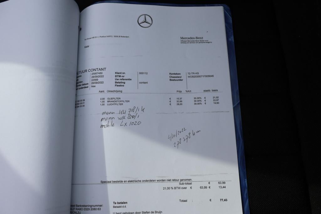 Mercedes-Benz C-Klasse 200 cdi elegance l airco l bluetooth tel l audio mb 