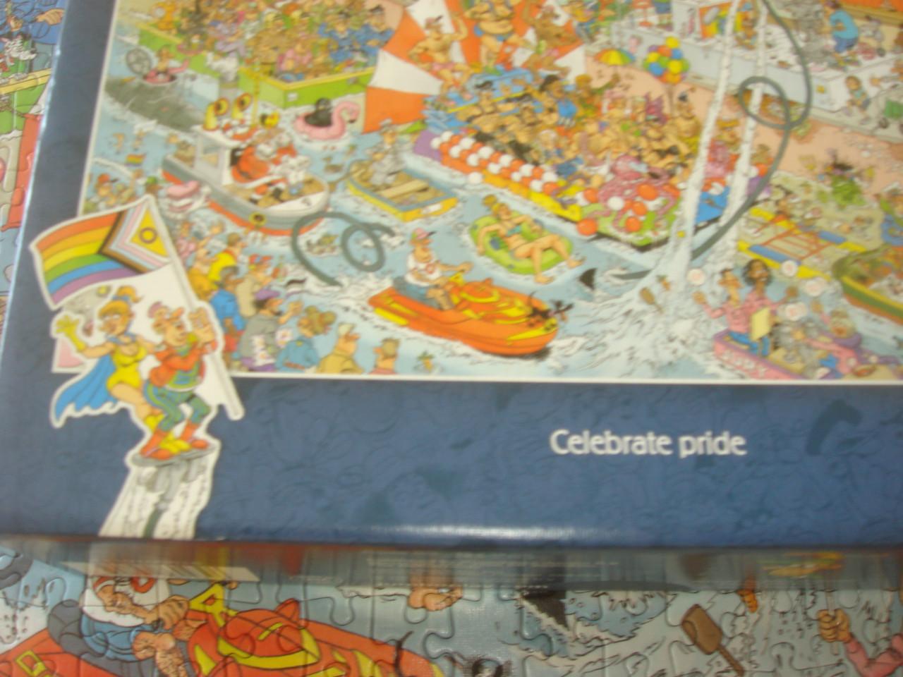 Te koop Complete Jan van Haasteren puzzel Celebrate pride 1000 stukjes