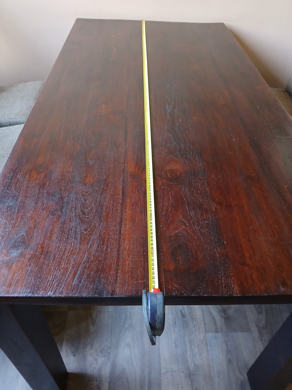 Teakhouten eettafel 180 x 90