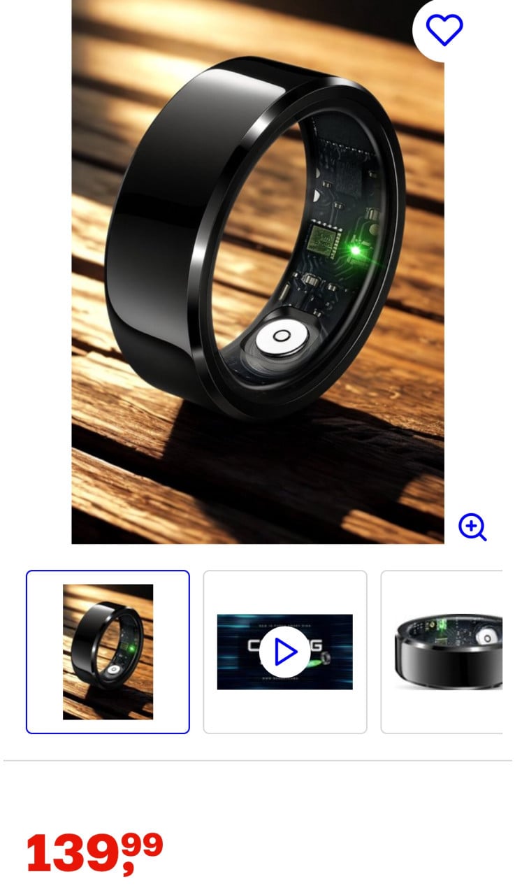 Parya Home Smart Ring (Topper)