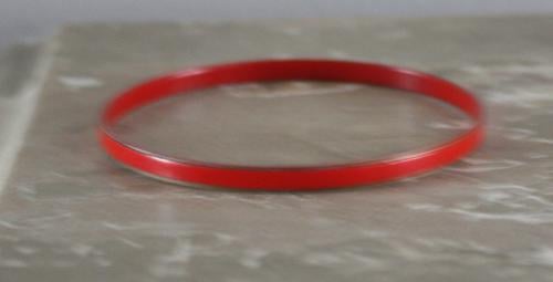 Metalen armband rood