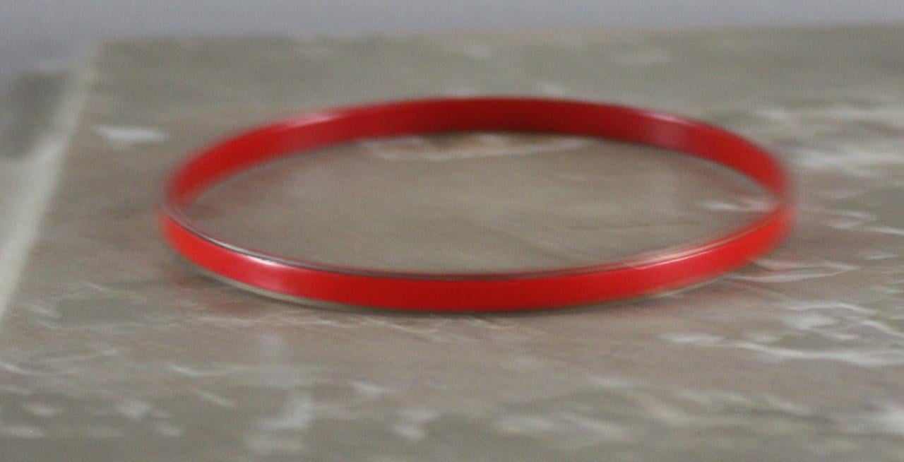 Metalen armband rood