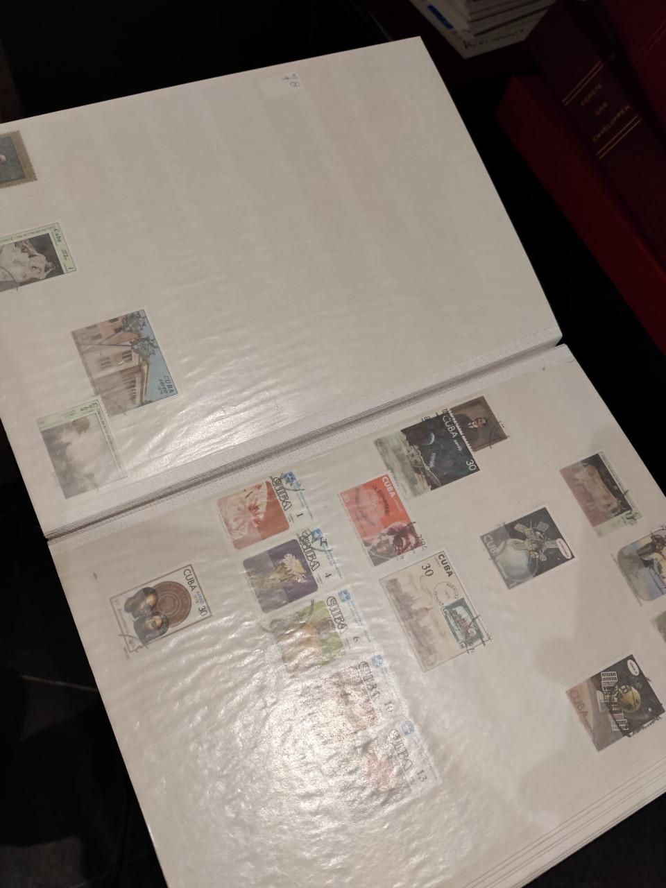 Verzameling Cuba in dik album