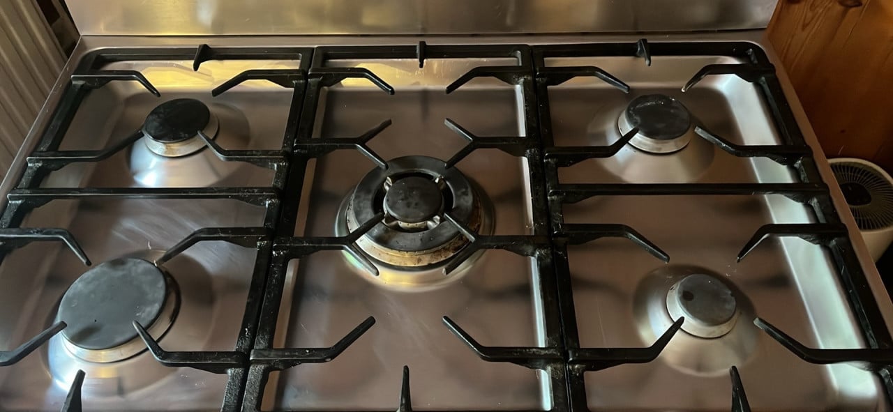 SMEG 5 pits gasfornuis met oven