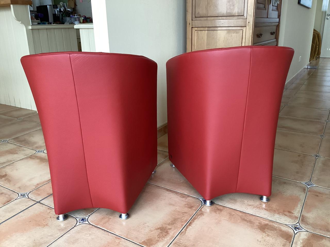 Rolf Benz stoelfauteuils(4 stuks)RB7300(als nieuw)