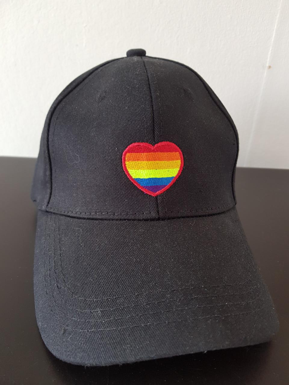 Petje regenbooghart - 1 of 2 stuks