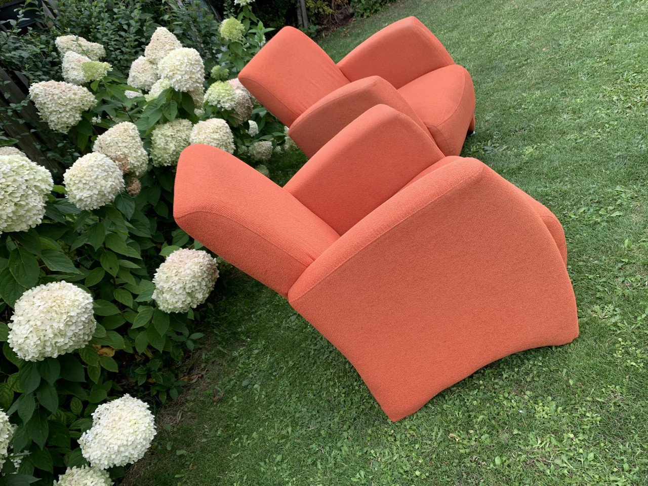 2 fauteuils (oranje)
