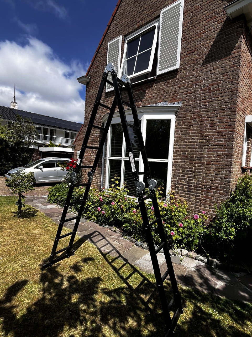 Andorr vouwladder, 620 cm, multifunctioneel met steigerplateaus