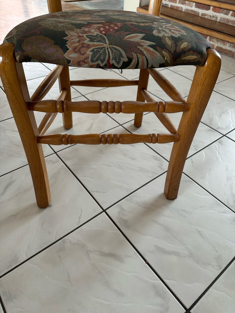 Massief eiken eetkamerstoelen
