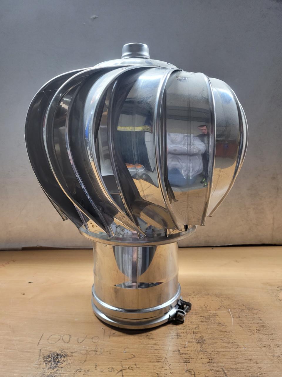 Roterende schoorsteen regenkap