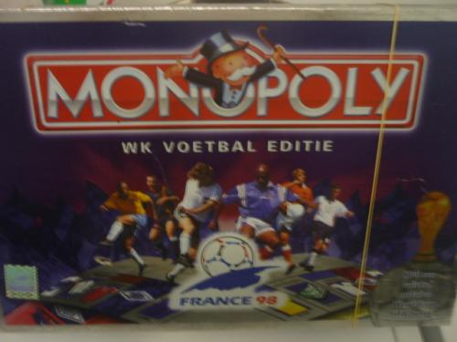 Bord spel MONOPOLY WK Voetbal editie Frankrijk 1998