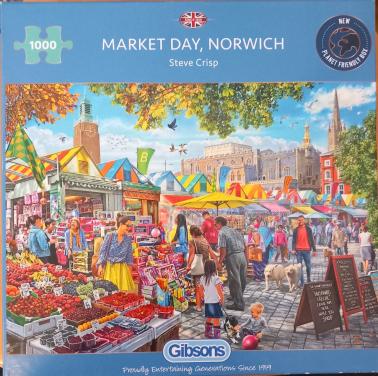Gibsons puzzel Market Day, Norwich
