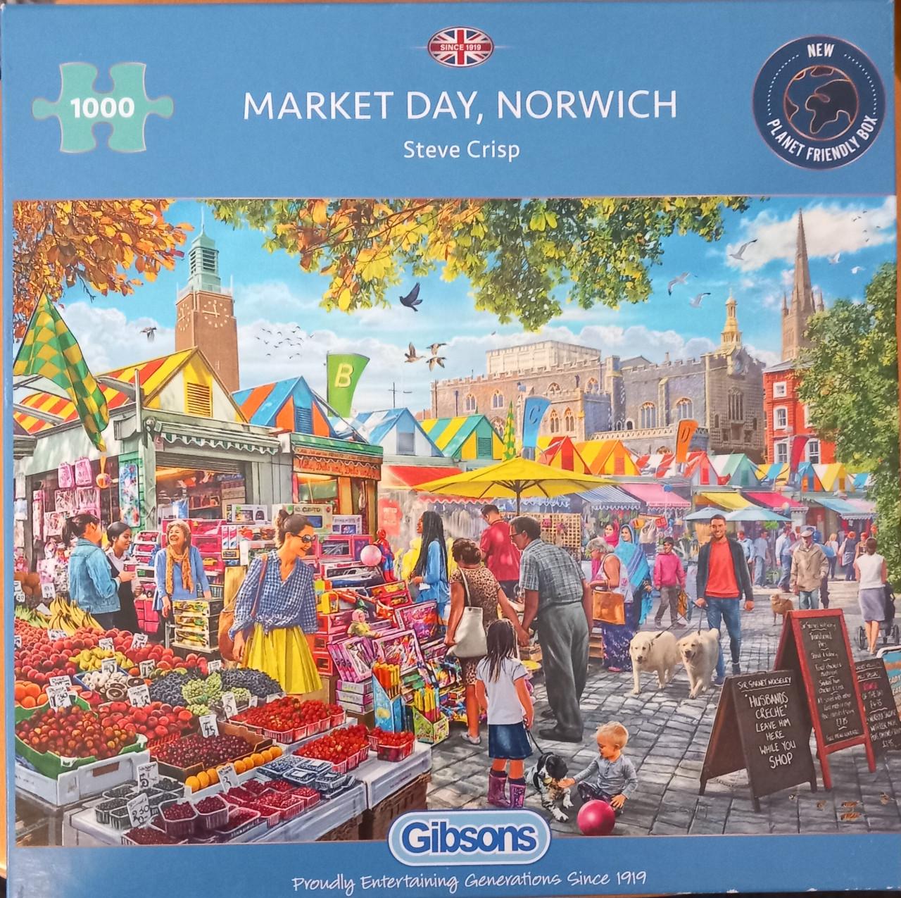Gibsons puzzel Market Day, Norwich