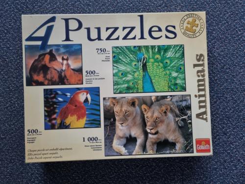 4 puzzels in een doos