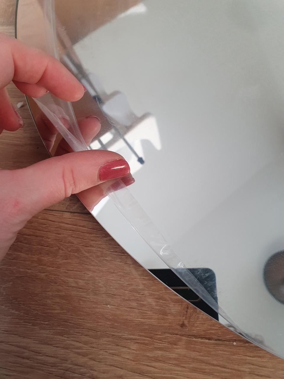 Badkamerspiegel rond 50 met verlichting + verwarming | nieuw