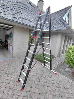 ALTREX, aluminium lichtgewicht Ladder, 2x 10 sporten.