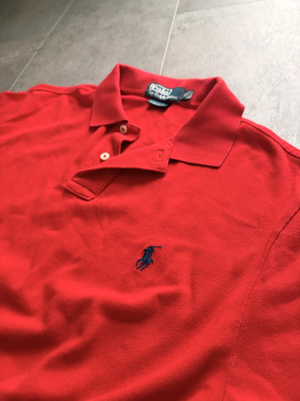 Ralph Lauren Polo Rood Heren XL – Custom Fit