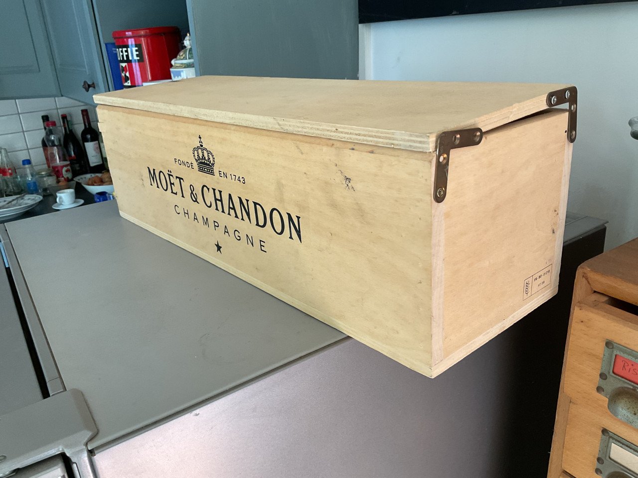 Moet & Chandon houten kist