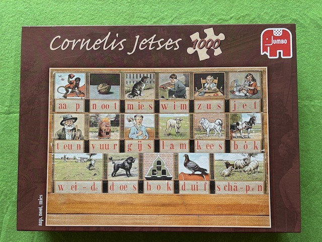 Leesplankje van Cornelis Jetses puzzel