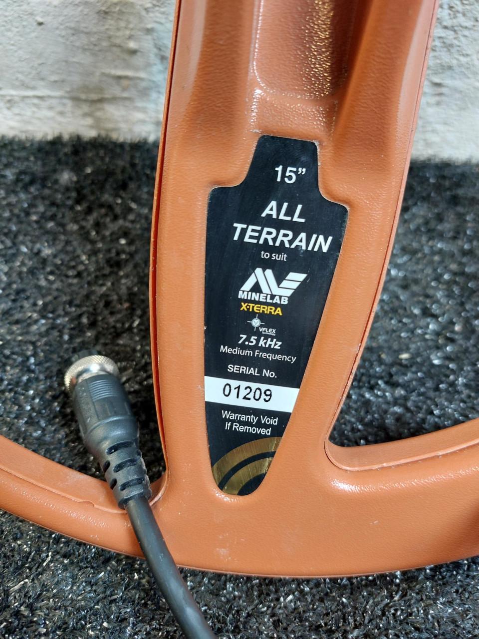 Minelab X-Terra All Terrain 15 inch schijf