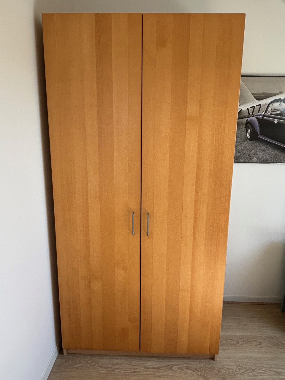 Pax kledingkast kleur beuken
