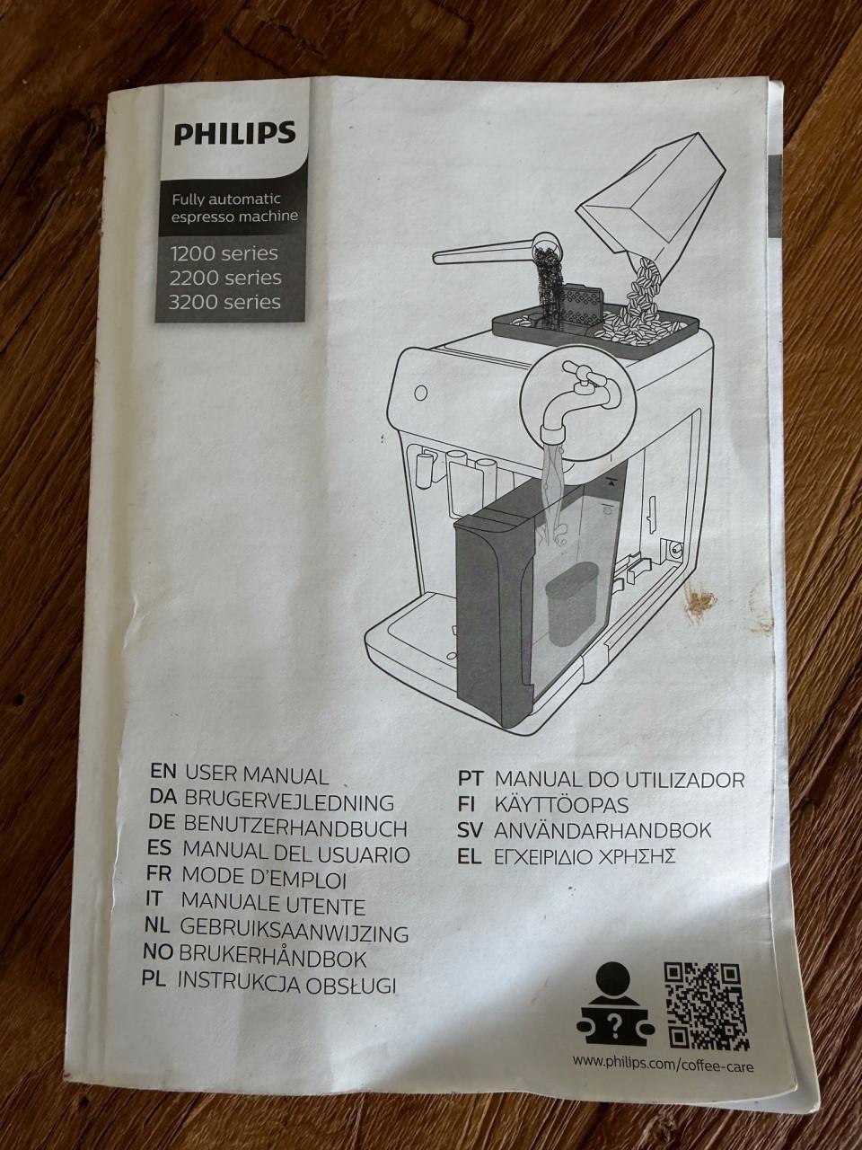 Koffiemachine Philips EP2220 ( gratis melkschuimer erbij)