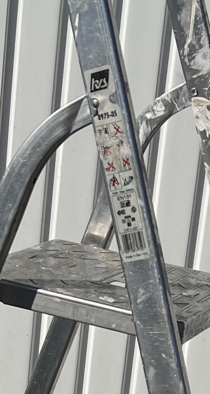 Hailo Aluminium huishoudtrap. draagvermogen 150 kg. Zonder schade