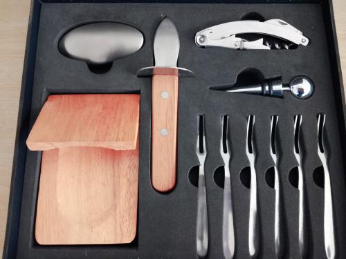 Oester wijn geschenk set . 100% NIEUW