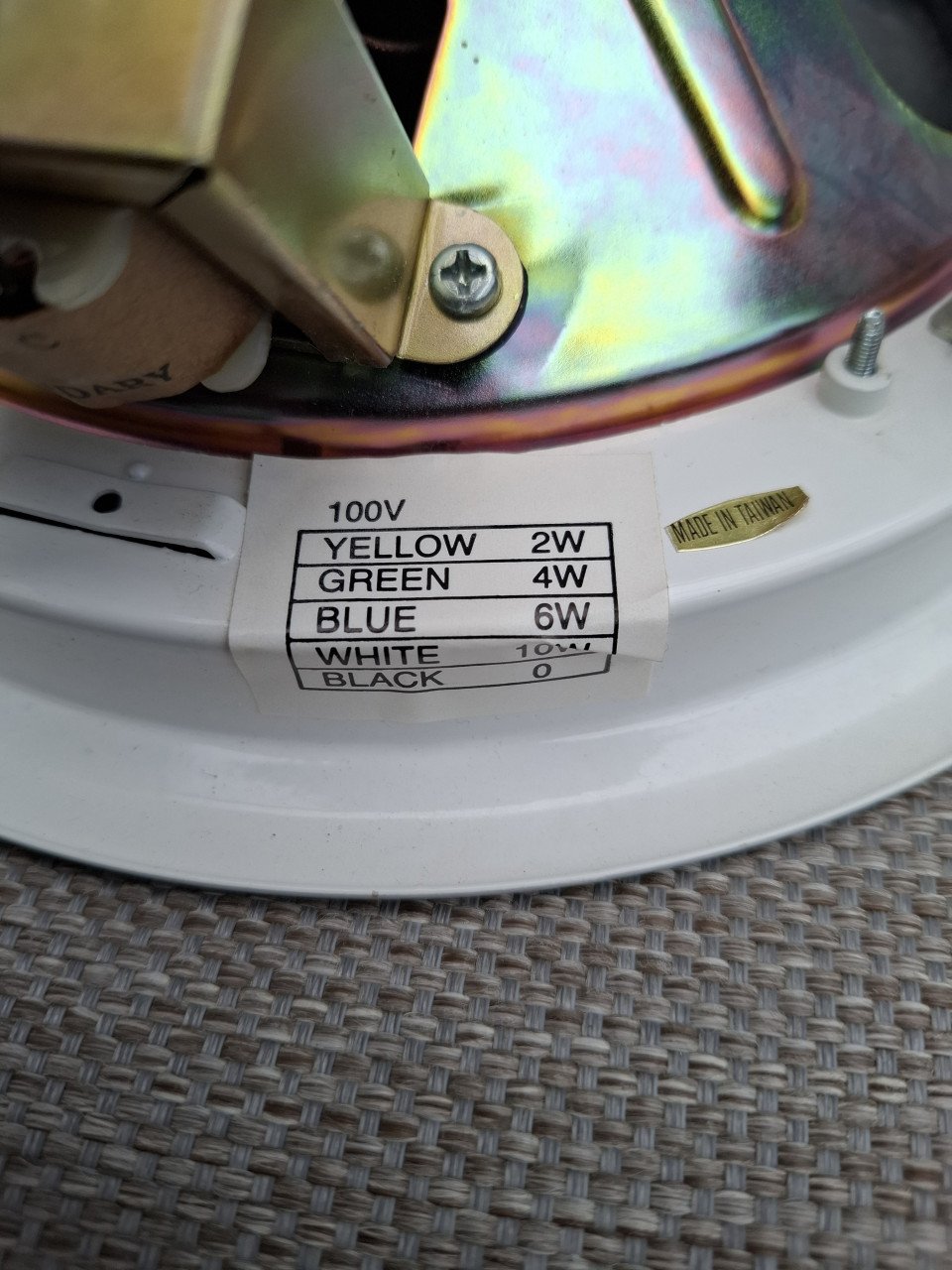 2 x Luidsprekers  voor inbouw in een plafond