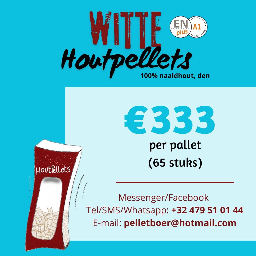 Pellets houtpellets witte en cappucciono