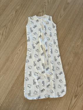 Witte slaapzak Bambino met diertjes maat 86-98