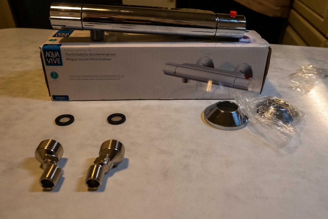 Thermostatische douchekraan
