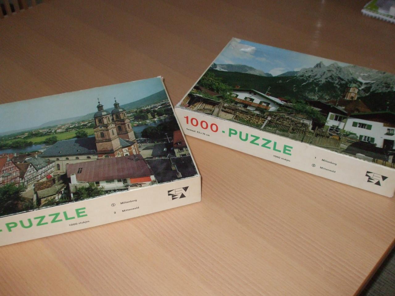 Te koop puzzels voor volwassenen.(z.g.a.n.).