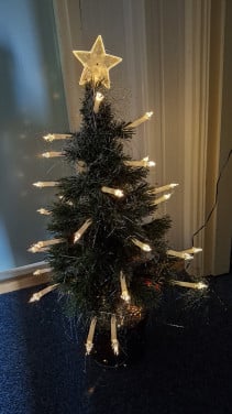 Kerstboom klein met verlichting