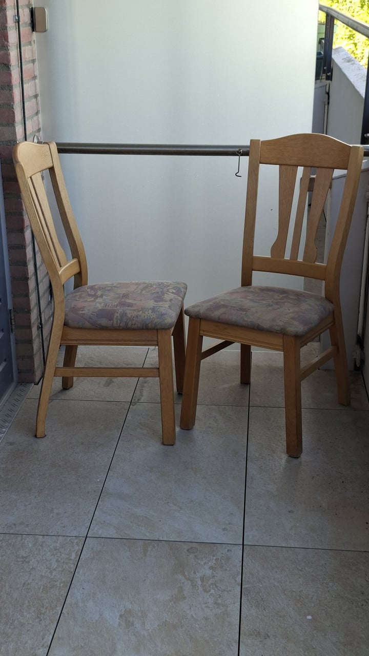 Eettafelstoelen 2 stuks