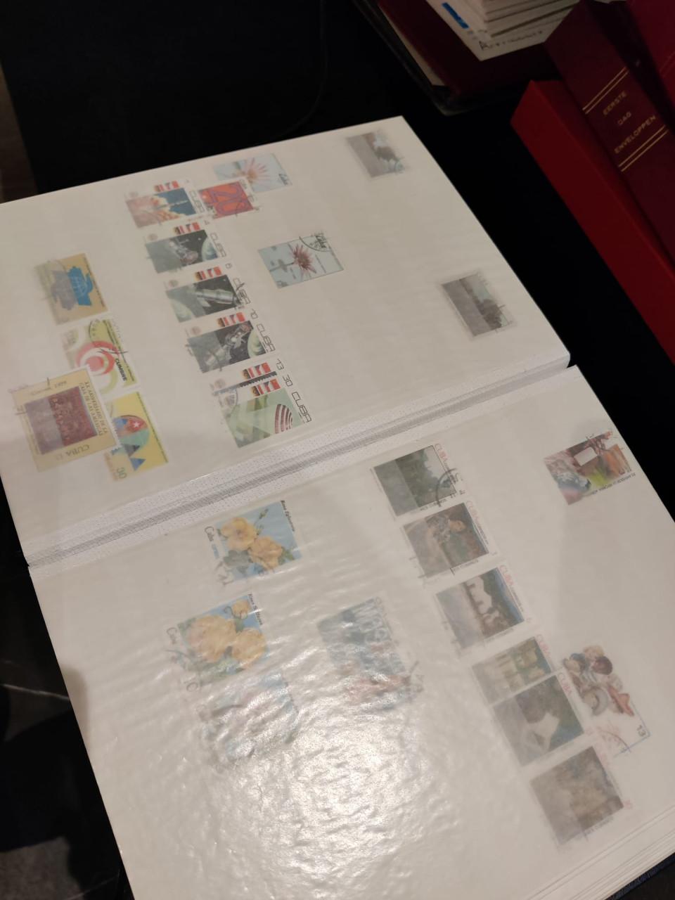 Verzameling Cuba in dik album