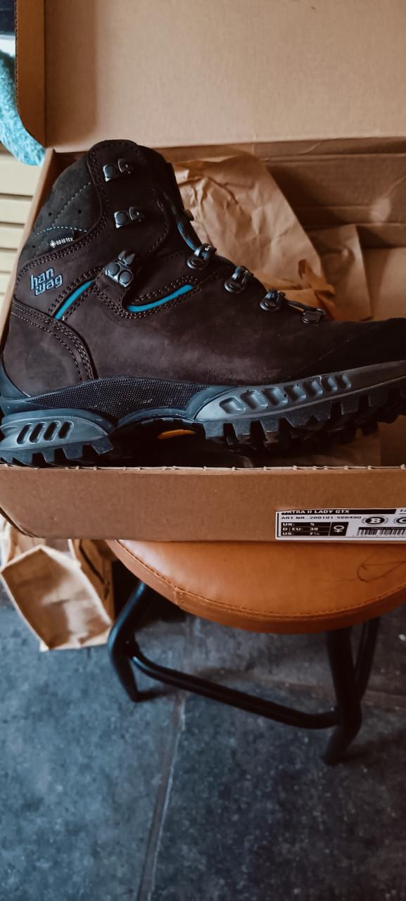 Berg/wandel schoenen merk Hanwag